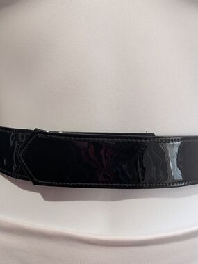Patent Leather Black Men’s Dress Belt